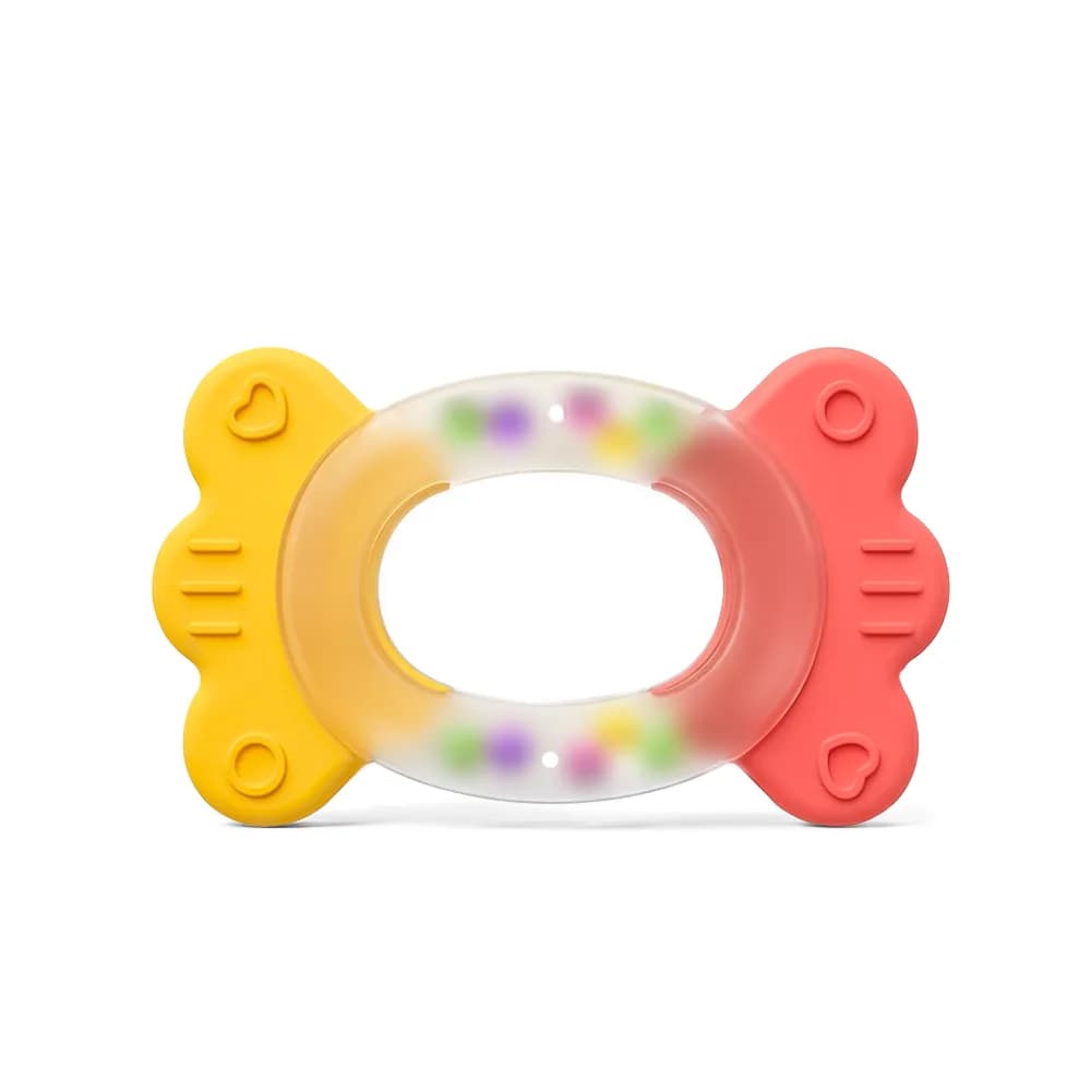 Baby Pur Anneau de Dentition Hochet Papillon Ref Bd10302