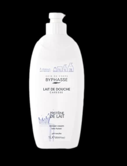 Byphasse Caresse Lait de Douche Proteine de Lait 2 LITRE