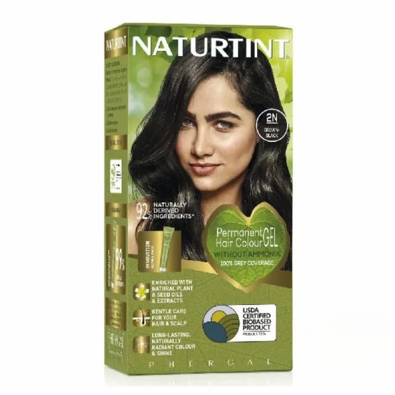 Naturtint Coloration Permanente 2n Chatin Noir 170 ml