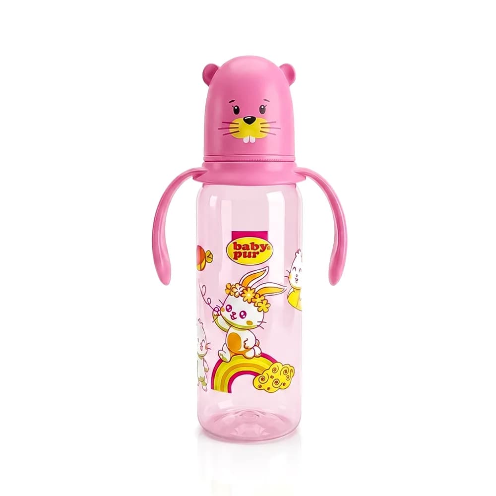 Baby Pur Biberon en Plastique Avec Anse Standard 250 ml Ref P996