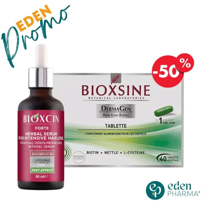Bioxsine Coffret Anti Chute Spray + Tablet 40 Gelules -50%