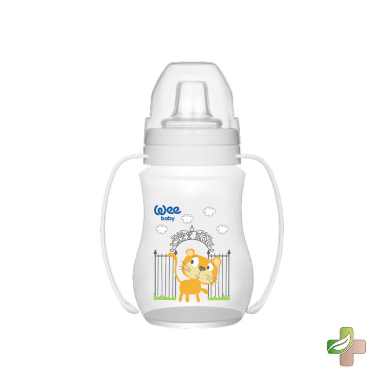 WEE BABY – TASSE ANTI-FUITE AVEC POIGNÉES & SYSTÈME ANTI-COLIQUE – 250 ML