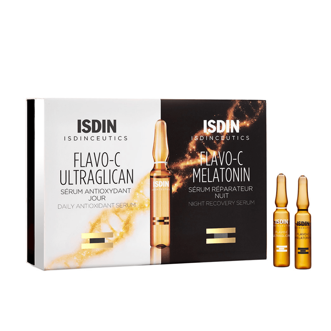 ISDIN ISDINCEUTICS Flavo-C Melatonin & Ultraglican – 2×10 Amp