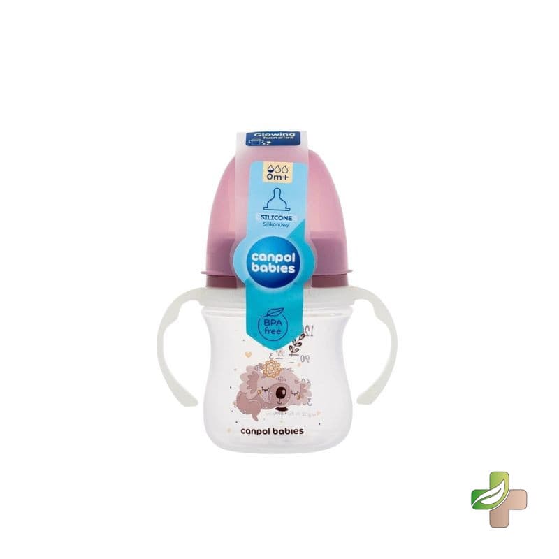 Canpol Biberon Anticolique Col Large Sleepy Koala Pink Ref 35/236,120ml