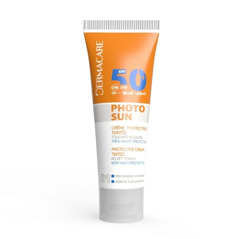 DERMACARE PHOTOSUN CRÈME PROTECTRICE TEINTÉE 01 SPF50+, 50ML