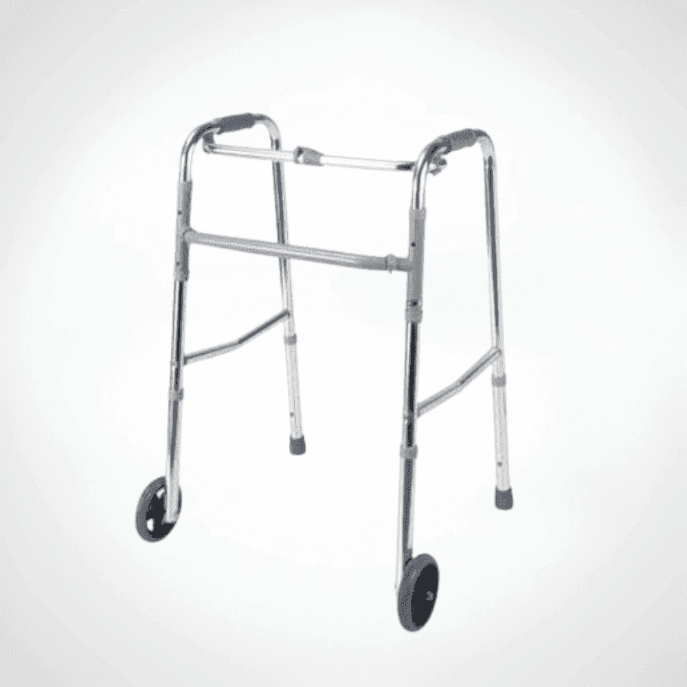 Déambulateur pliable à 2 Roues