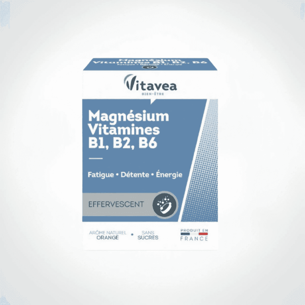 VITAVEA Magnesium + B1, B2, B6 24 comprimes Effervescent
