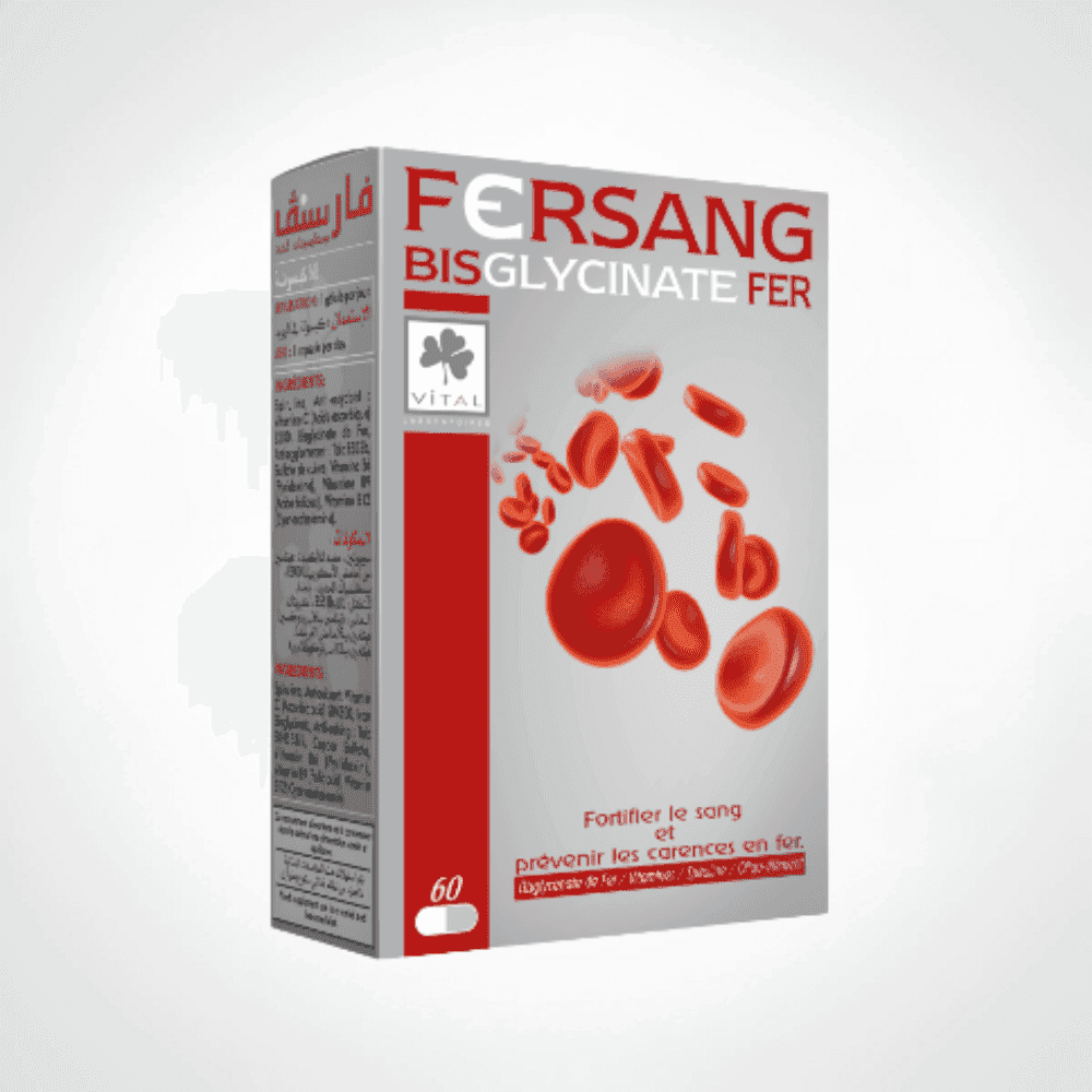 LV Fersang Bisglycinate de Fer 60 Gelules