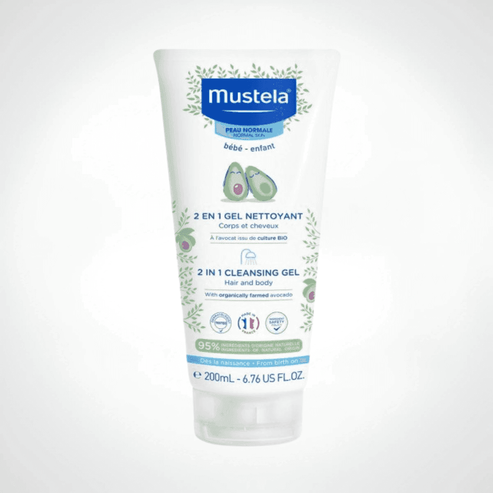 MUSTELA Gel Nettoyant 2 EN 1 Chev et Corps 200ML