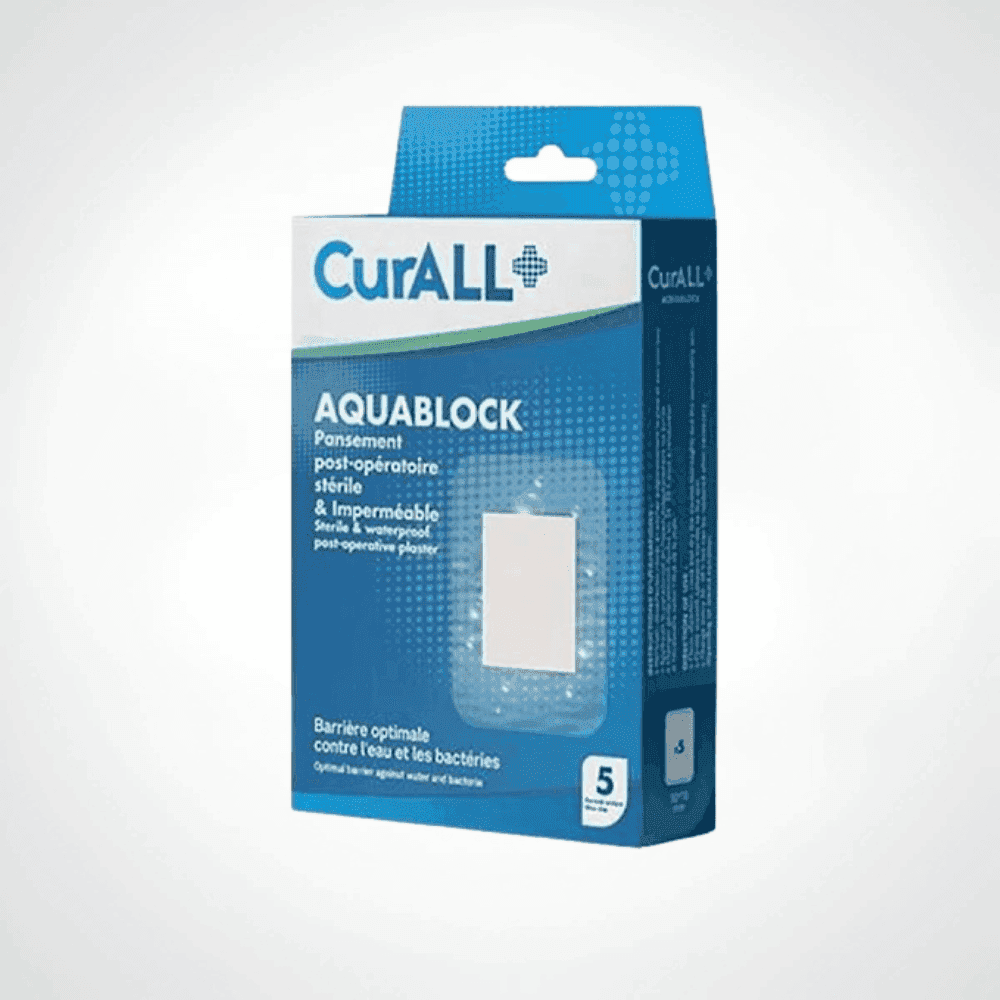 Curall Aquablock Pansement post-opératoire stérile & imperméable 50x70mm B/5