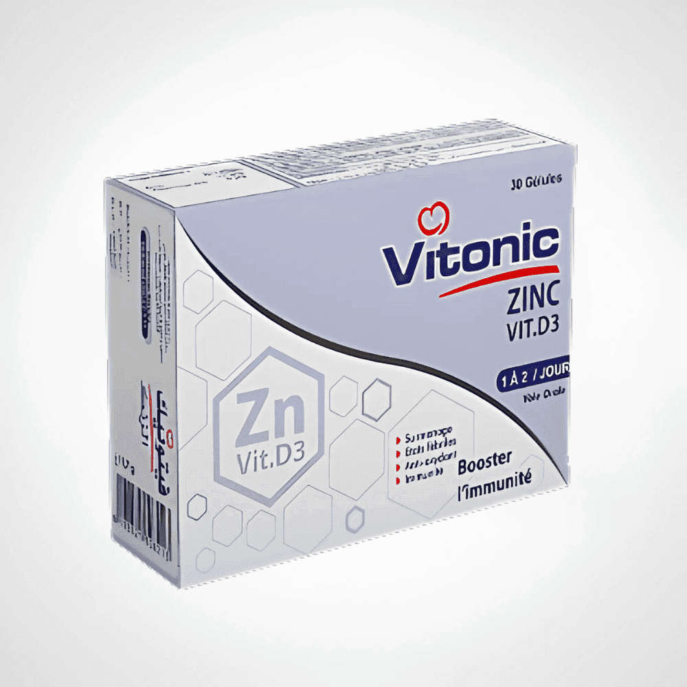 VITONIC ZINC VIT D3 30 gélules