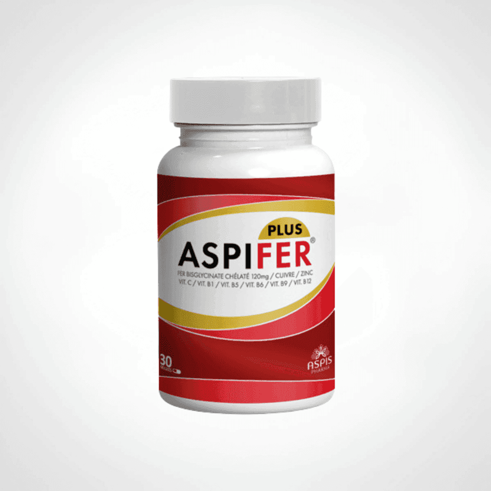 ASPIFER PLUS 120MG 30 GELULES