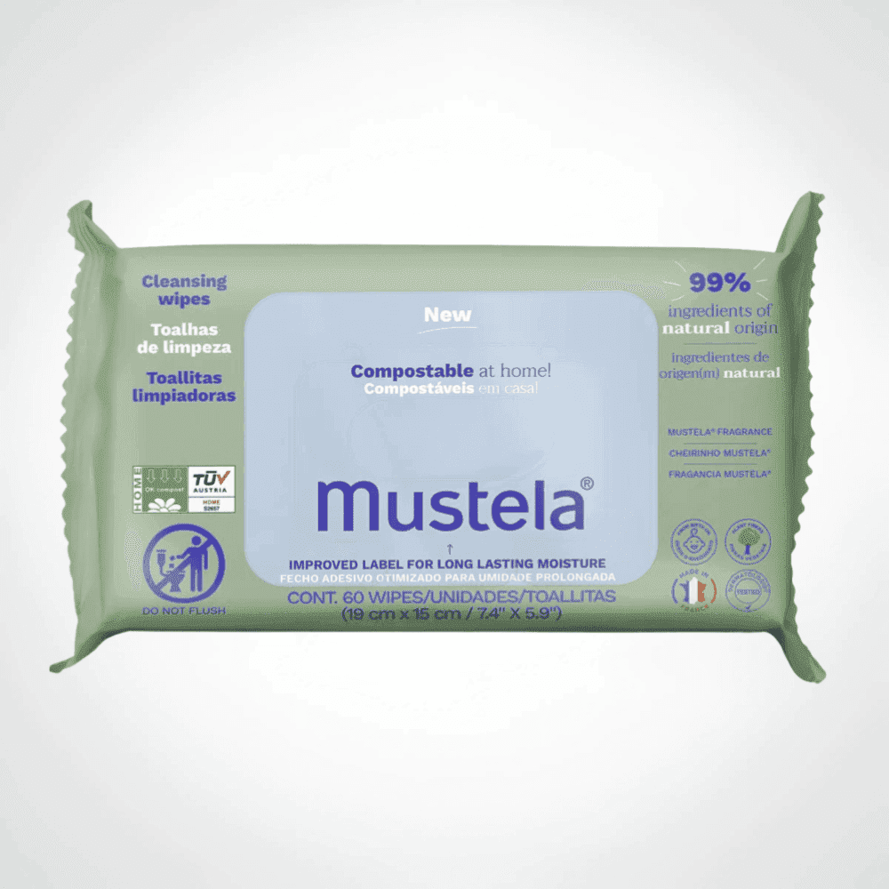 MUSTELA LINGETTES NETTOYANTES x60