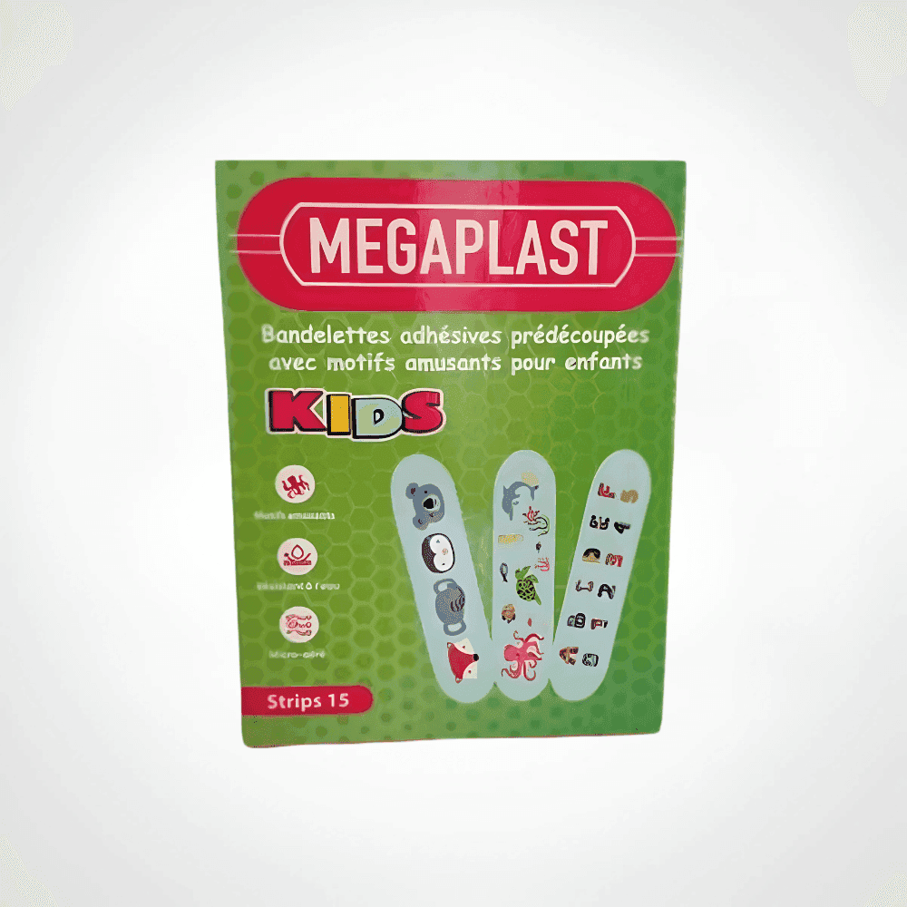 MEGAPLAST KIDS BAND ADHESIVE STRIPS B/15
