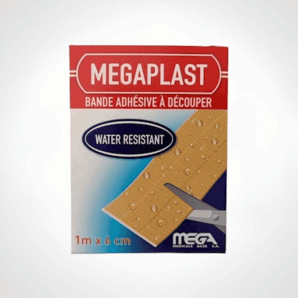MEGAPLAST SPARADRAP WATER RESISTANT 1M*6CM