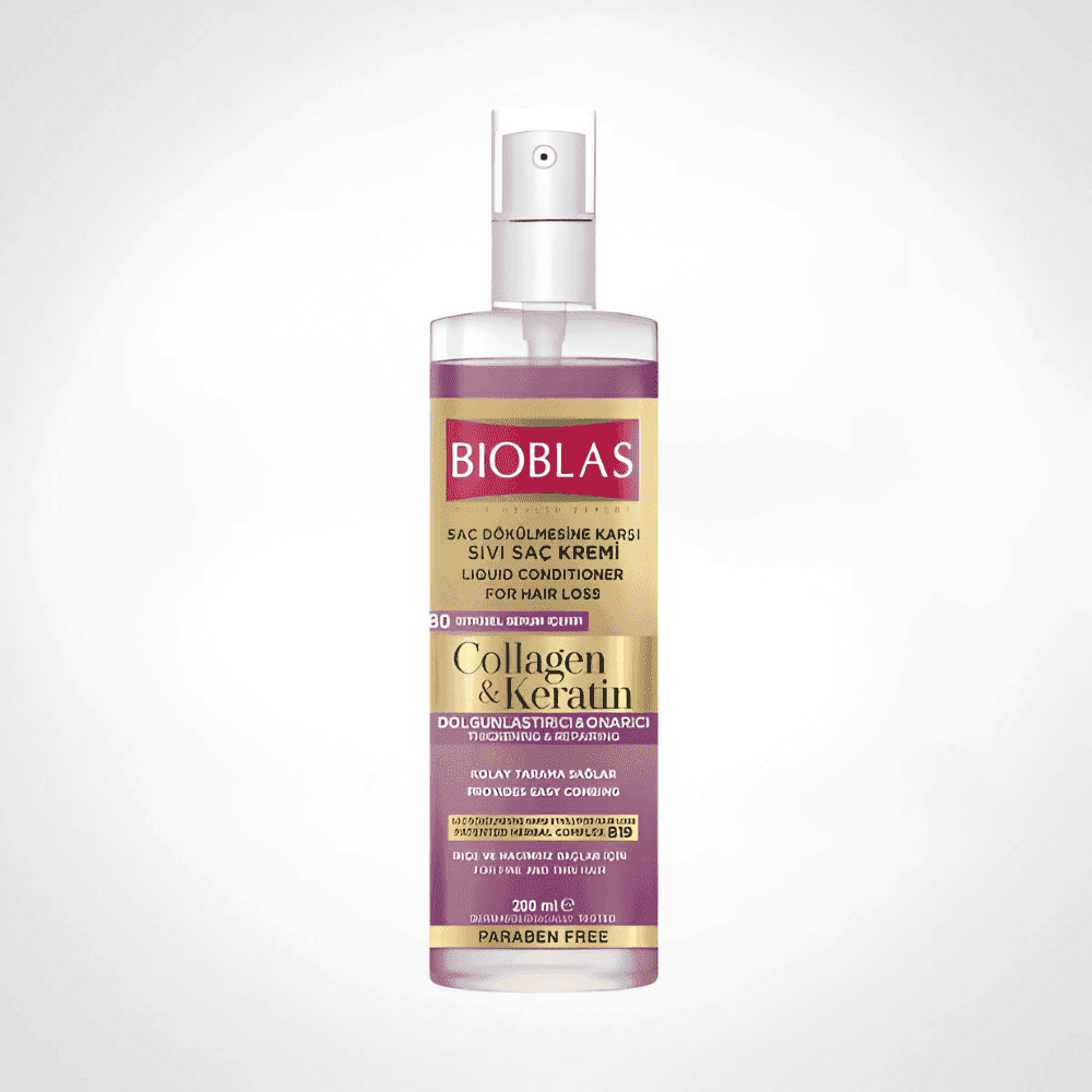 BIOBLAS CONDITIONER LIQUIDE COLLAGEN KERATIN 200ML