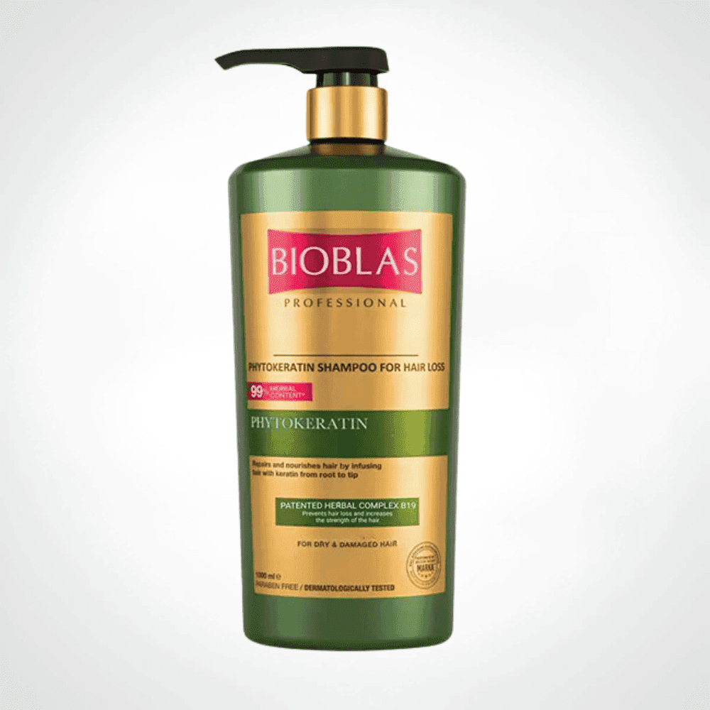 BIOBLAS SHAMPOOING PHYTO KÉRATINE ANTI CHUTE 1 LITRE