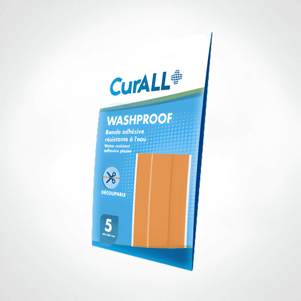 CURALL WASHPROOF BANDE ADHESIVE DECOUPABLE B/5