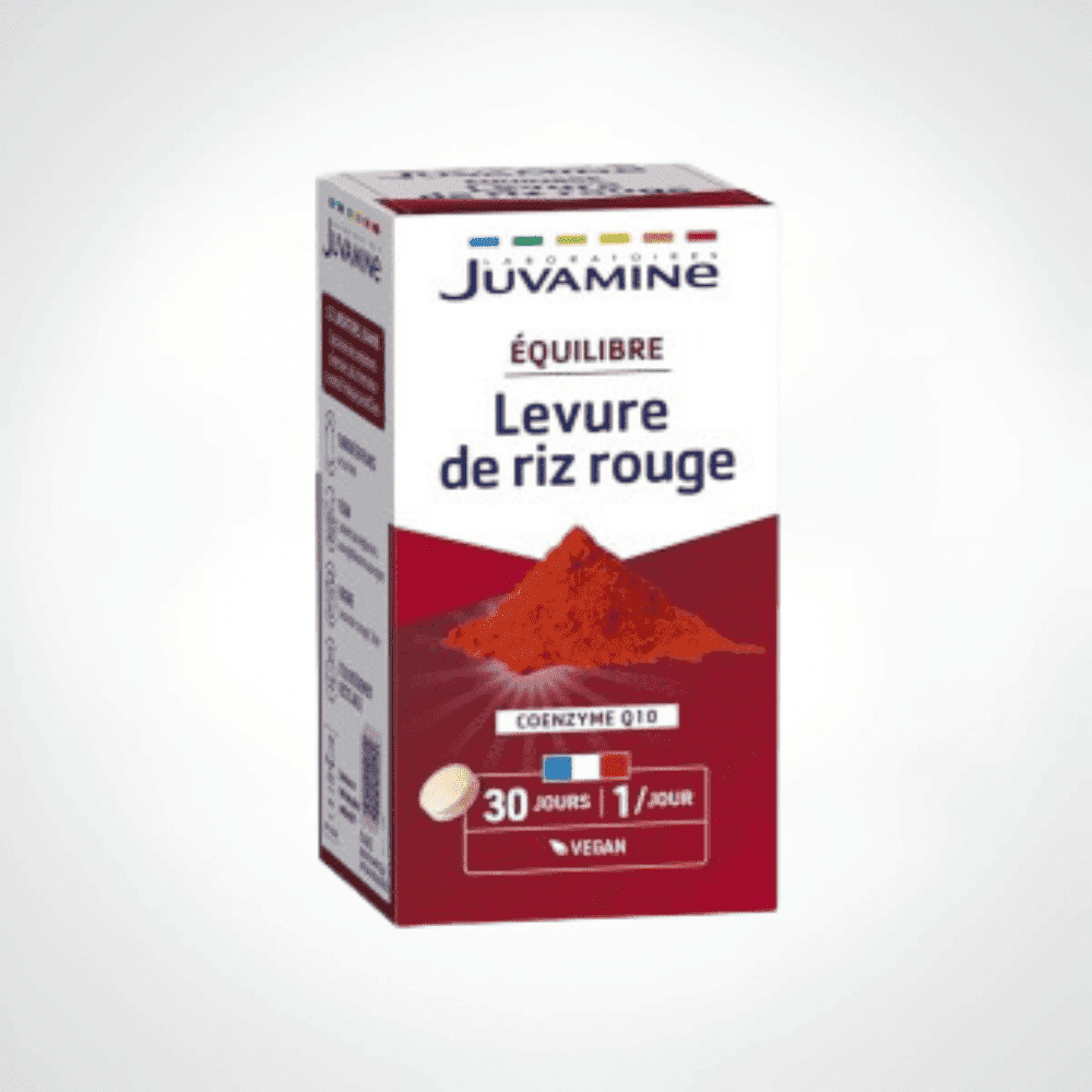 JUVAMINE LEVURE DE RIZ ROUGE COENZYME Q10 30 COMPRIMÉS