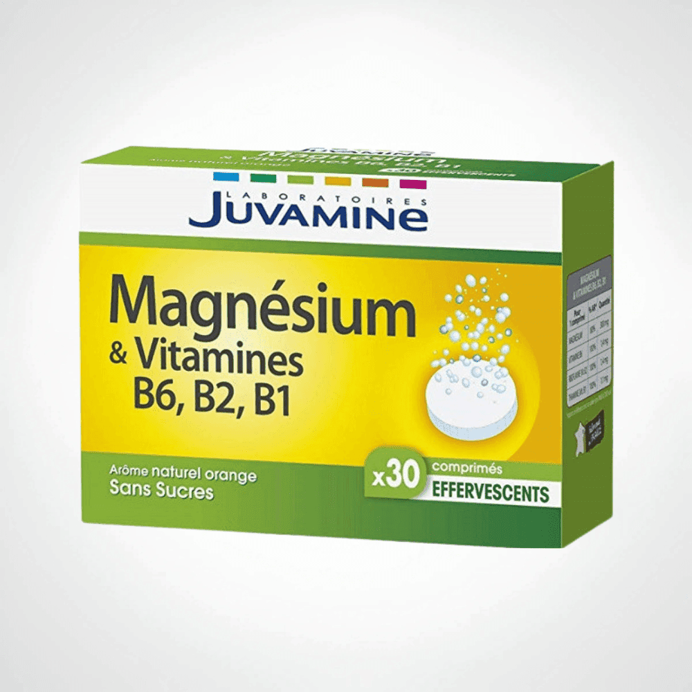 JUVAMINE MAGNESIUM + VIT B6 B2 EFFERVESCENT 30 COMPRIMES