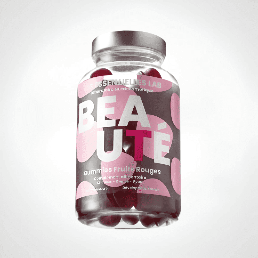 LES ESSENTIELLES LAB BEAUTE GUMMIES FRUITS ROUGE