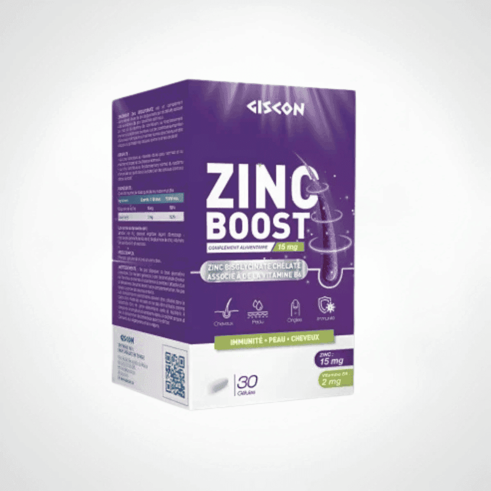 ZINC BOOST 15MG 30 GELULES