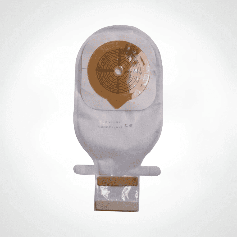 CONFORT POCHE COLOSTOMIE 1 PIECE TRANSPARENT 70MM