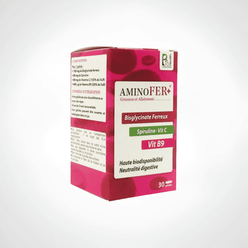 AMINOFER+ BISGLYCINATE FER 30 GELULES