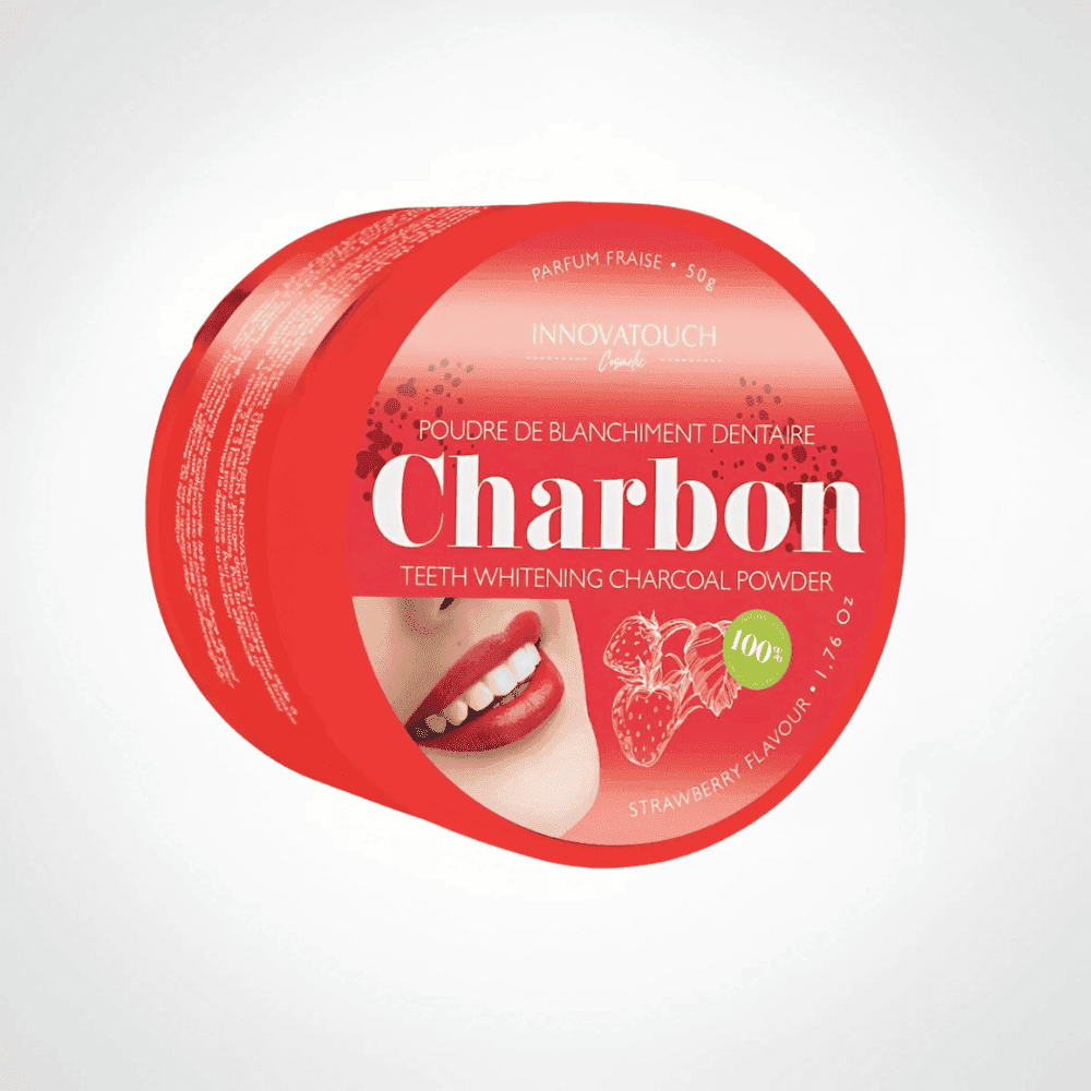 POUDRE DE BLANCHIMENT AU CHARBON FRAISE 50GR INNOVATOUCH