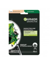 GARNIER SKIN ACTIVE MASQUE TISSU CHARBON PUR PURFIANT ET HYDRATANT