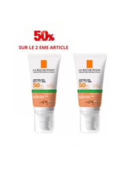 LA ROCHE POSAY ANTHELIOS UVMUNE 400 OIL CONTROL GEL CREME TEINTE SPF50+ 50ML(50% SUR LE 2EME)