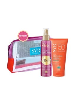 SVR BLUR SP50+ + ALOHA HUILE DE MONOI PAILLETEE PINK + TROUSSE OFFERTE