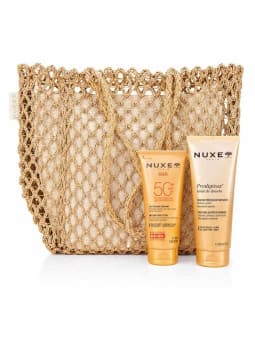 NUXE - LAIT SOLAIRE SPF50+ + HUILE DE DOUCHE 200ML ET SAC OFFERTS