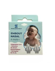 SOINS ESSENTIELS EMBOUT NASAL 2/P