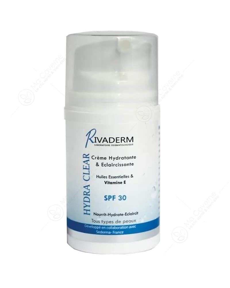 Rivaderm Hydra Clear SPF30 Crème Solaire Hydratante