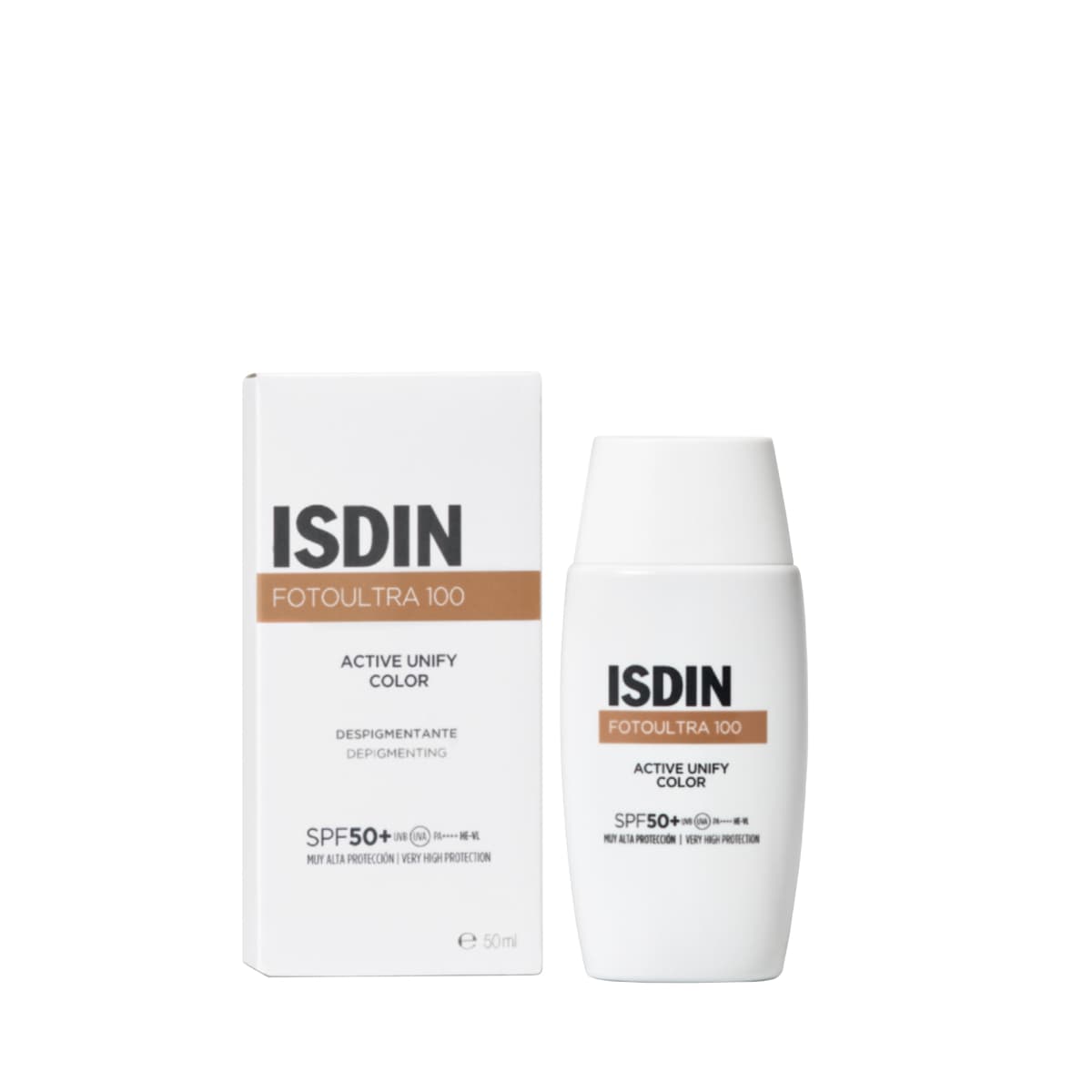 ISDIN Fotoultra 100 ACTIVE UNIFY FLUIDE COLOR SPF50+ 50ML