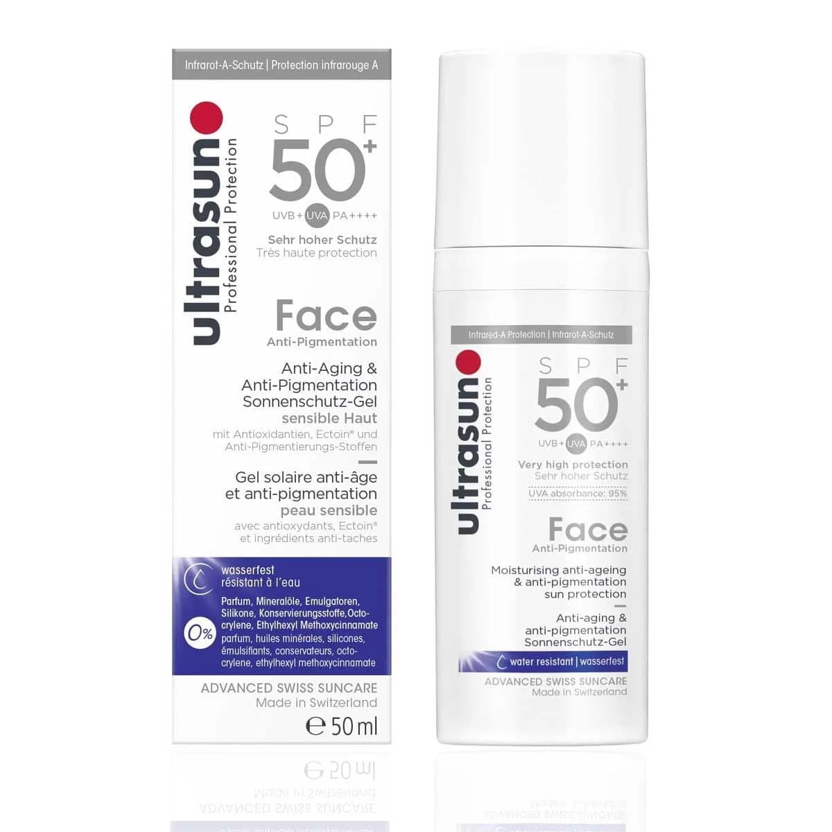 Ultrasun Écran Face SPF50+ 50ml