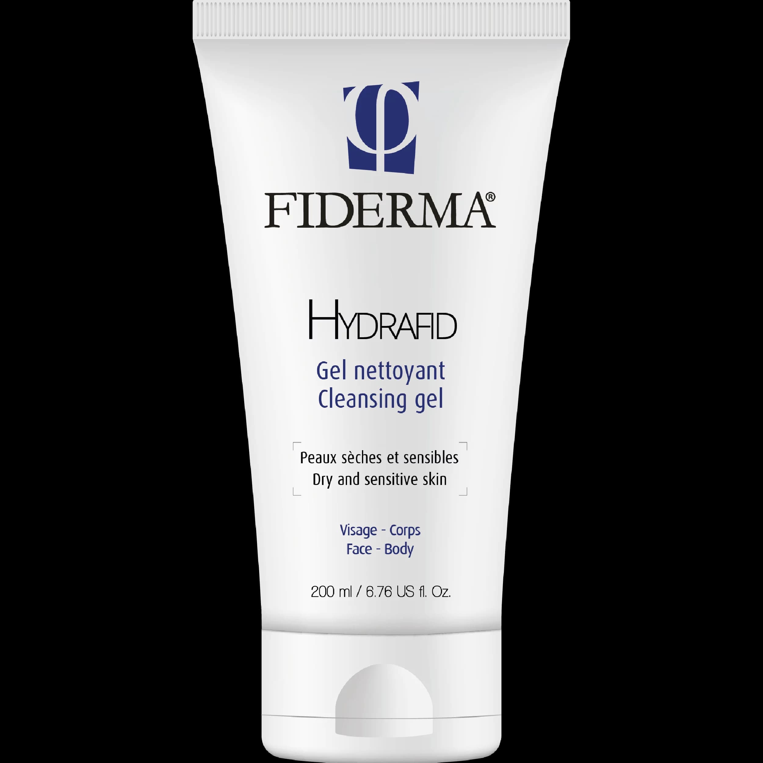 Fiderma Hydrafid Gel Nettoyant Peaux Sèches et Sensibles Visage et Corps 200 ml