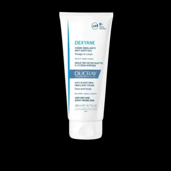 Ducray Dexyane Crème Émolliente Anti-Grattage Peaux Sensibles 200 ml
