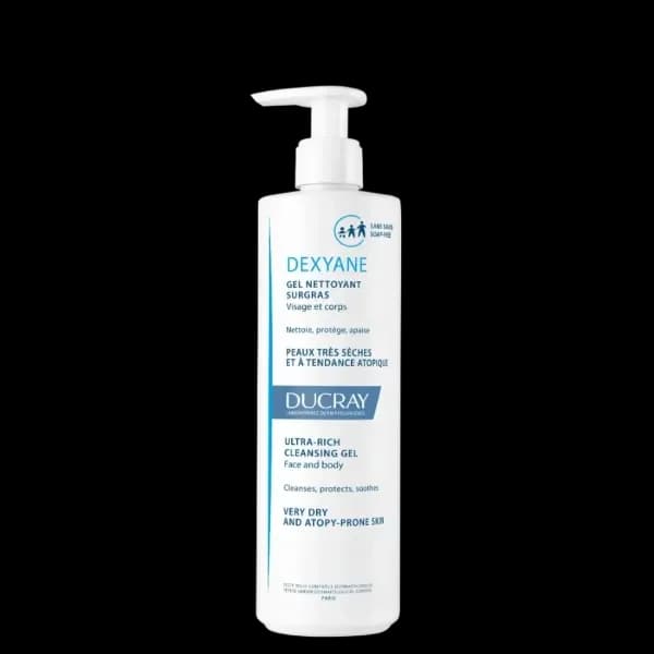 Ducray Dexyane Gel Nettoyant Surgras Peaux Sensibles 400 ml