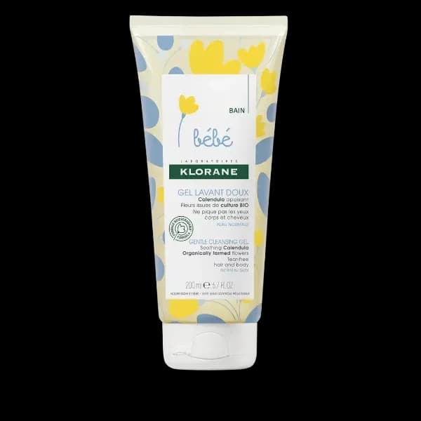 Klorane Bébé Gel Lavant Cheveux et Corps 200 ml