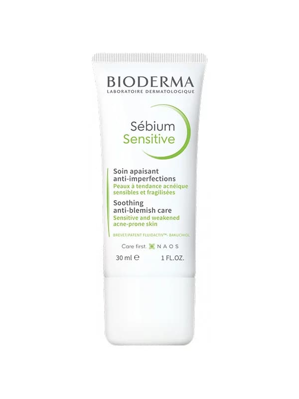 BIODERMA SEBIUM SENSITIVE SOIN APAISANT ANTI-IMPER P/ACNE 30ML