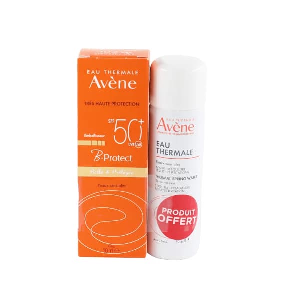 AVENE ECRAN B-PROTECT SPF50+ 30ML +EAU THERMAL 50ML OFFERTE