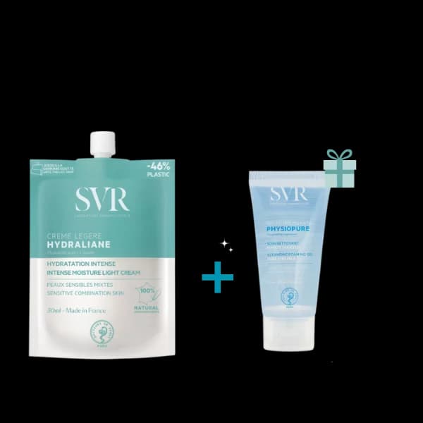 SVR Hydraliane Crème Légère 50 ml + Gelée Moussante 55 ml Offerte