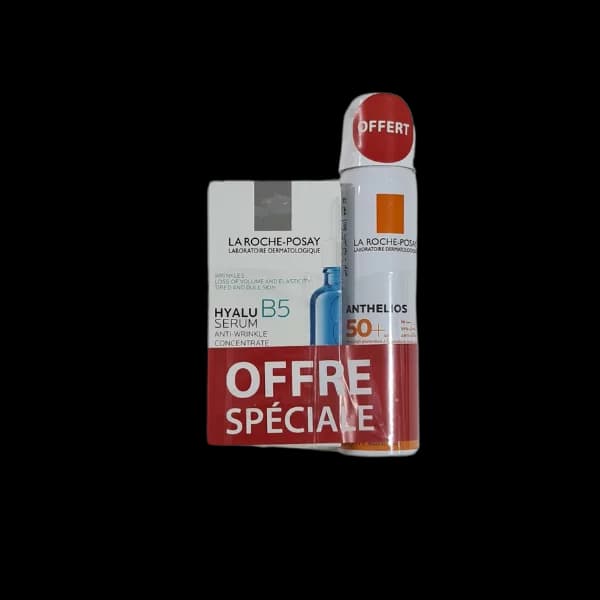 LA ROCHE POSAY HYALU B5 SERUM ANTI-RIDES 30ML+ANTHELIOS BRUME ANTI BRILLANCE SPF50 75ml OFFERT