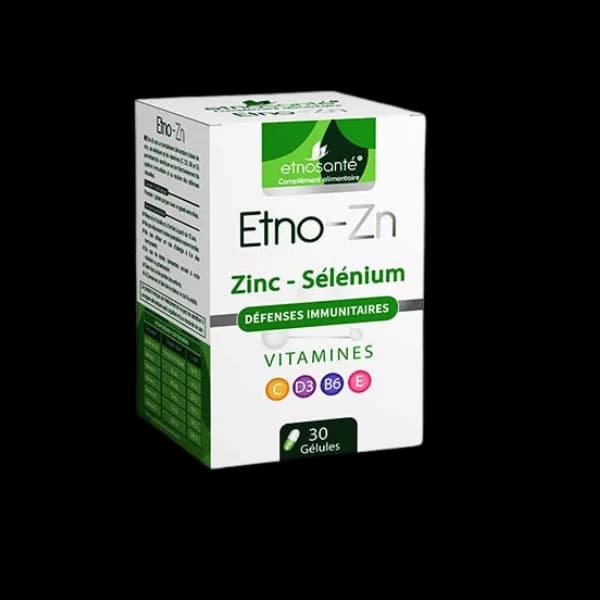 Etno-Zn Zinc/Sélénium 30 Capsules