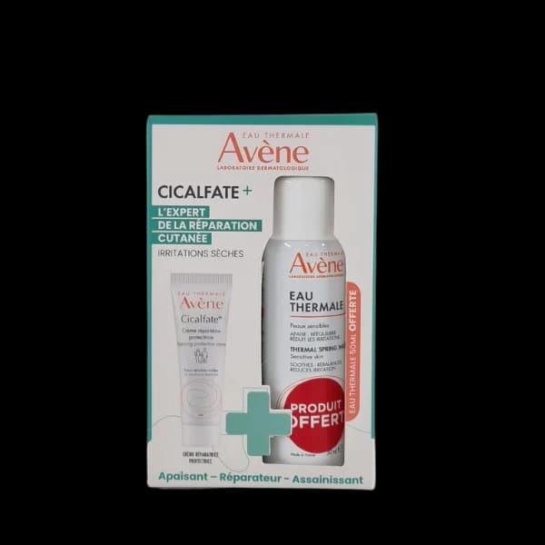 AVENE PACK CICALFATE+CREME 40ML+EAU THERMALE 50ML OFFERT