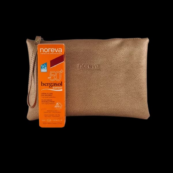Noreva Bergasol Écran Crème Fluide Invisible SPF50+ 50 ml + Trousse Offerte