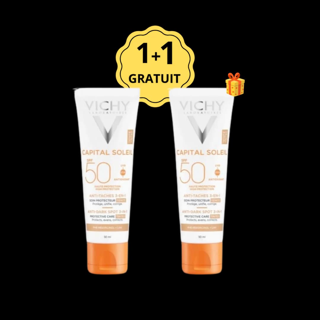 VICHY ECRAN ANTI TACHES 3EN1 TEINTE SPF50+ 50ML+1 GRATUIT