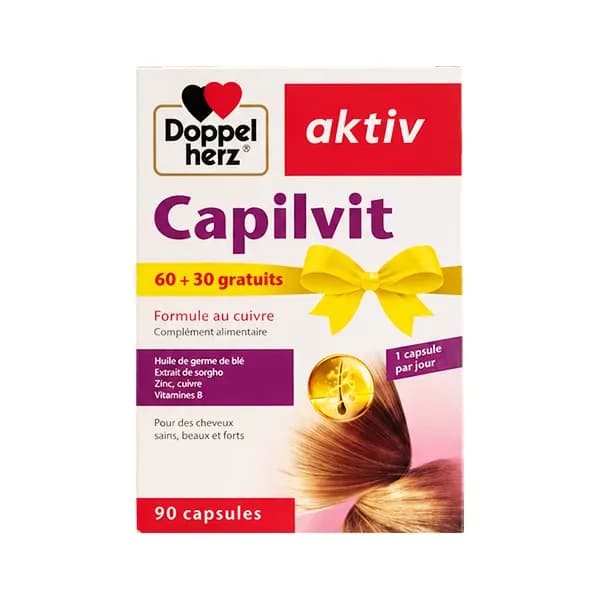 Aktiv Capilvit Cheveux 60 + 30 Gélules Offertes